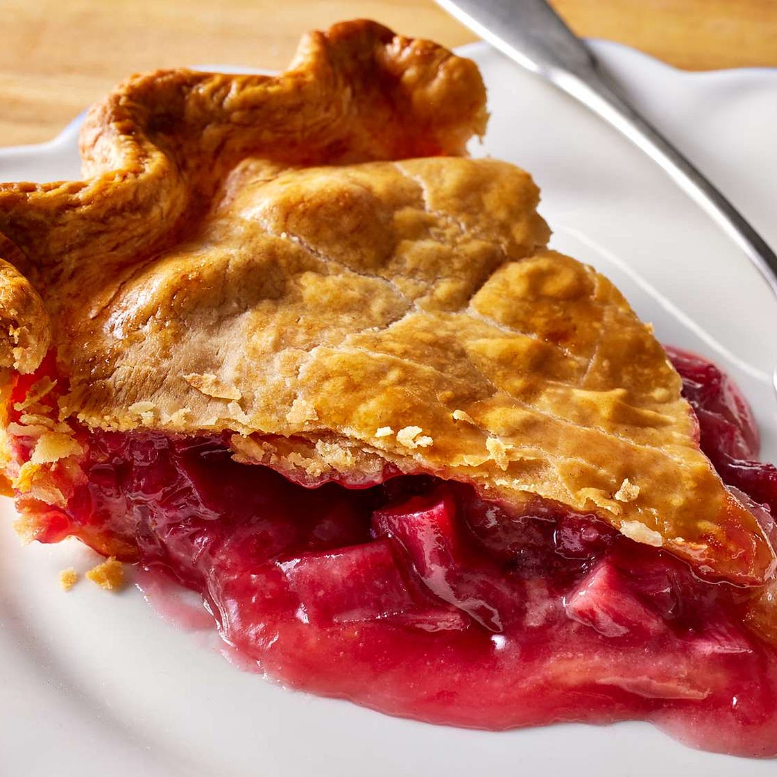Fresh Rhubarb Pie