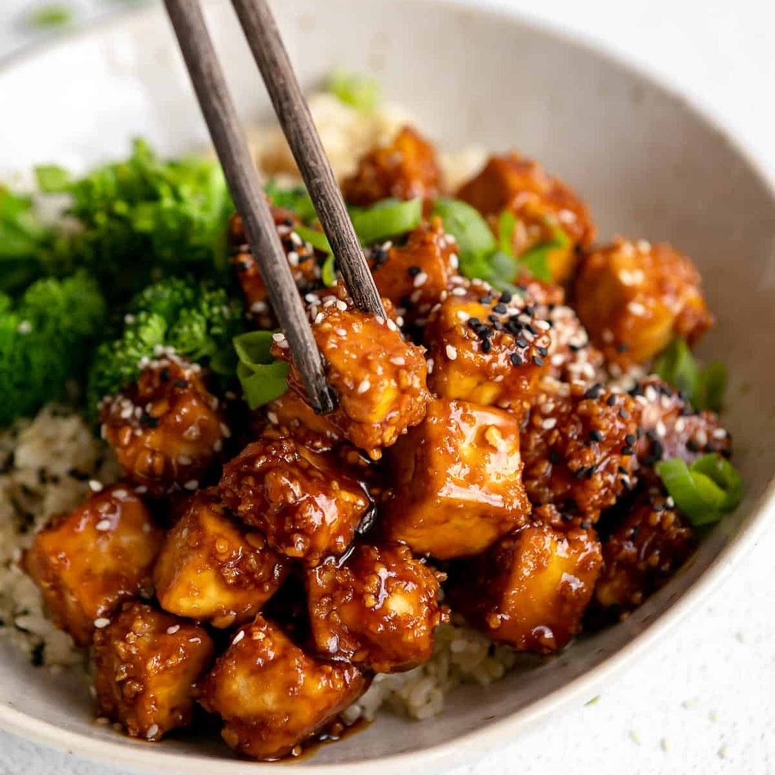 Garlic Sesame Tofu