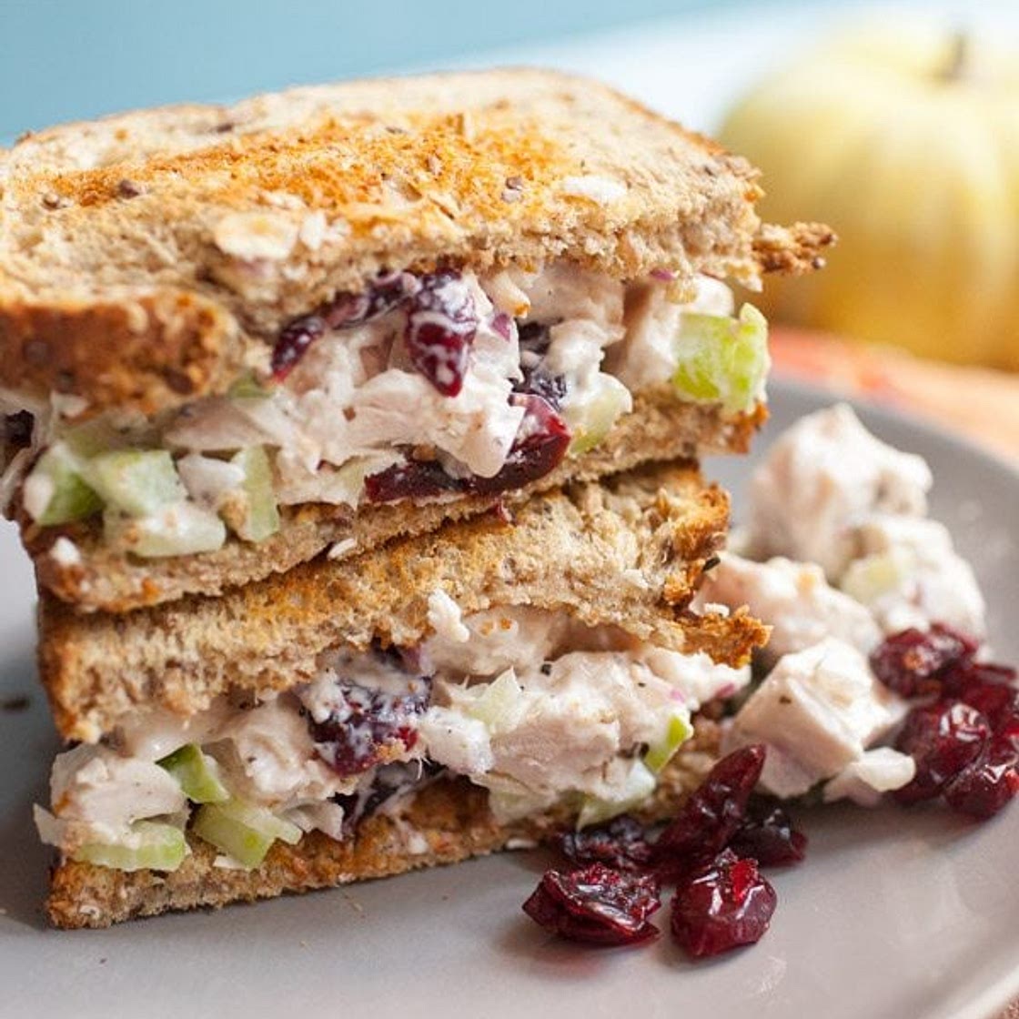 Leftover Turkey Salad Sandwiches