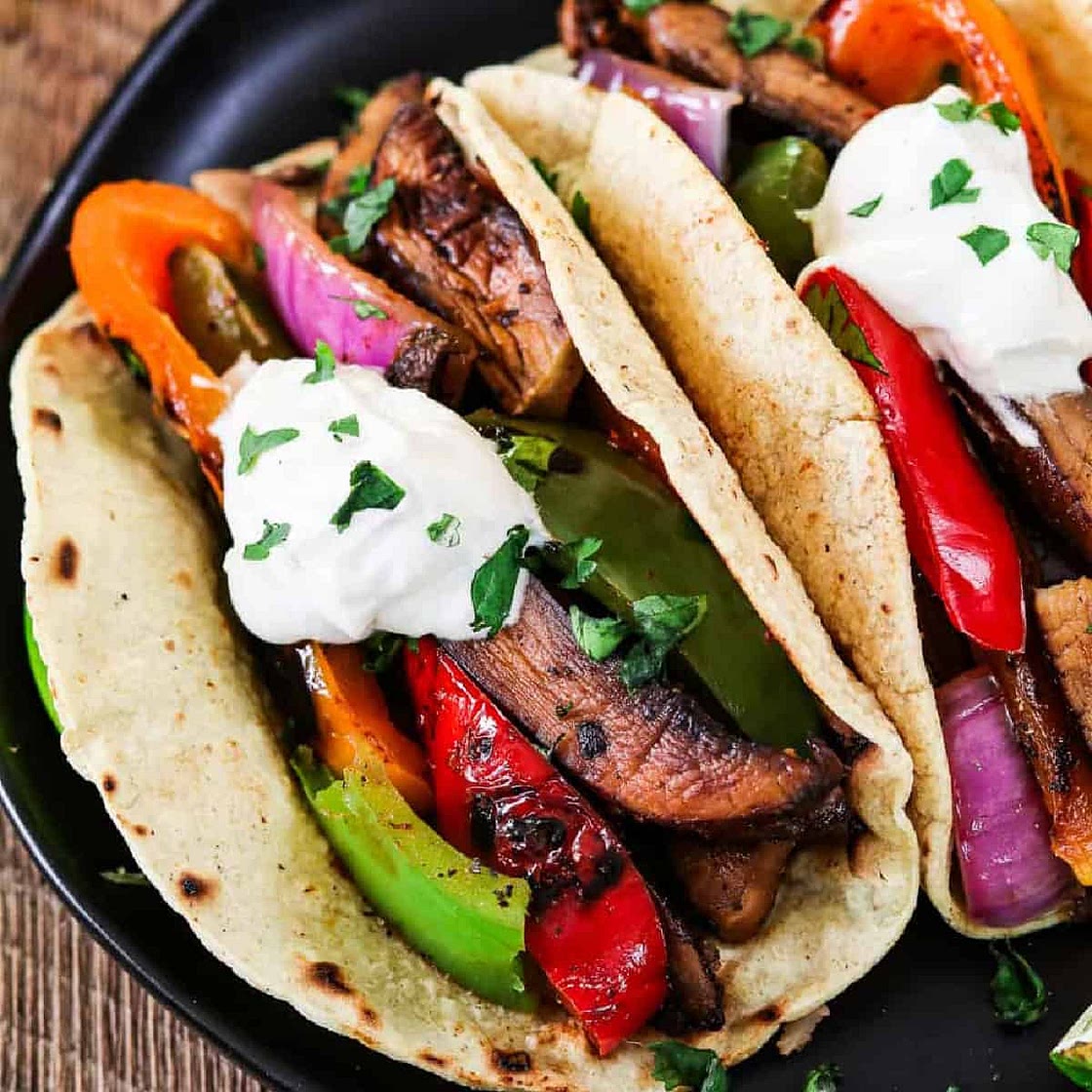 Portobello Vegan Fajitas