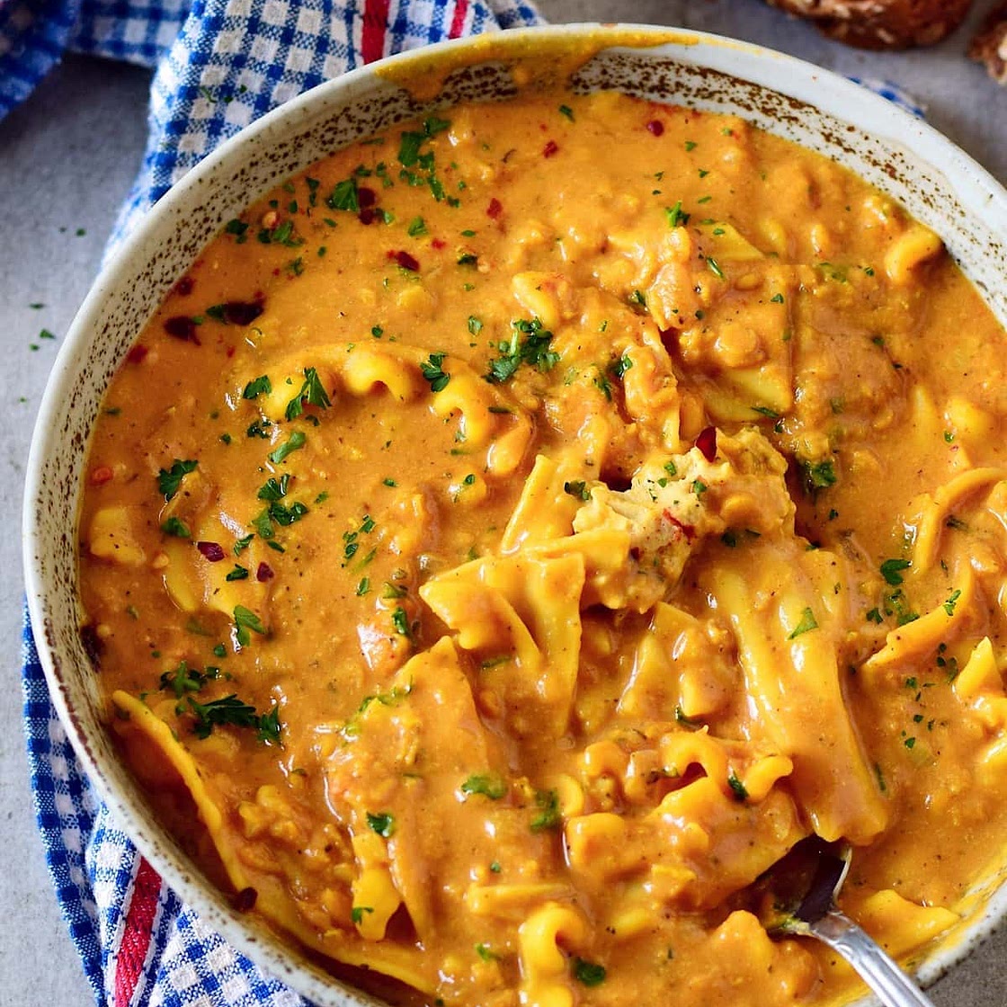 Vegan Lasagna Soup