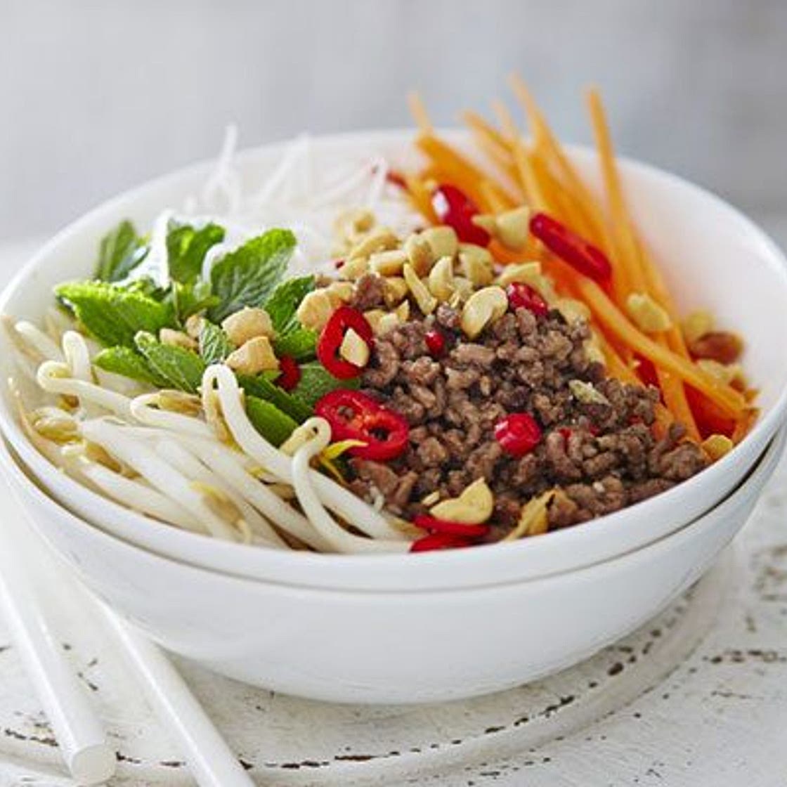 Vietnamese-style beef salad