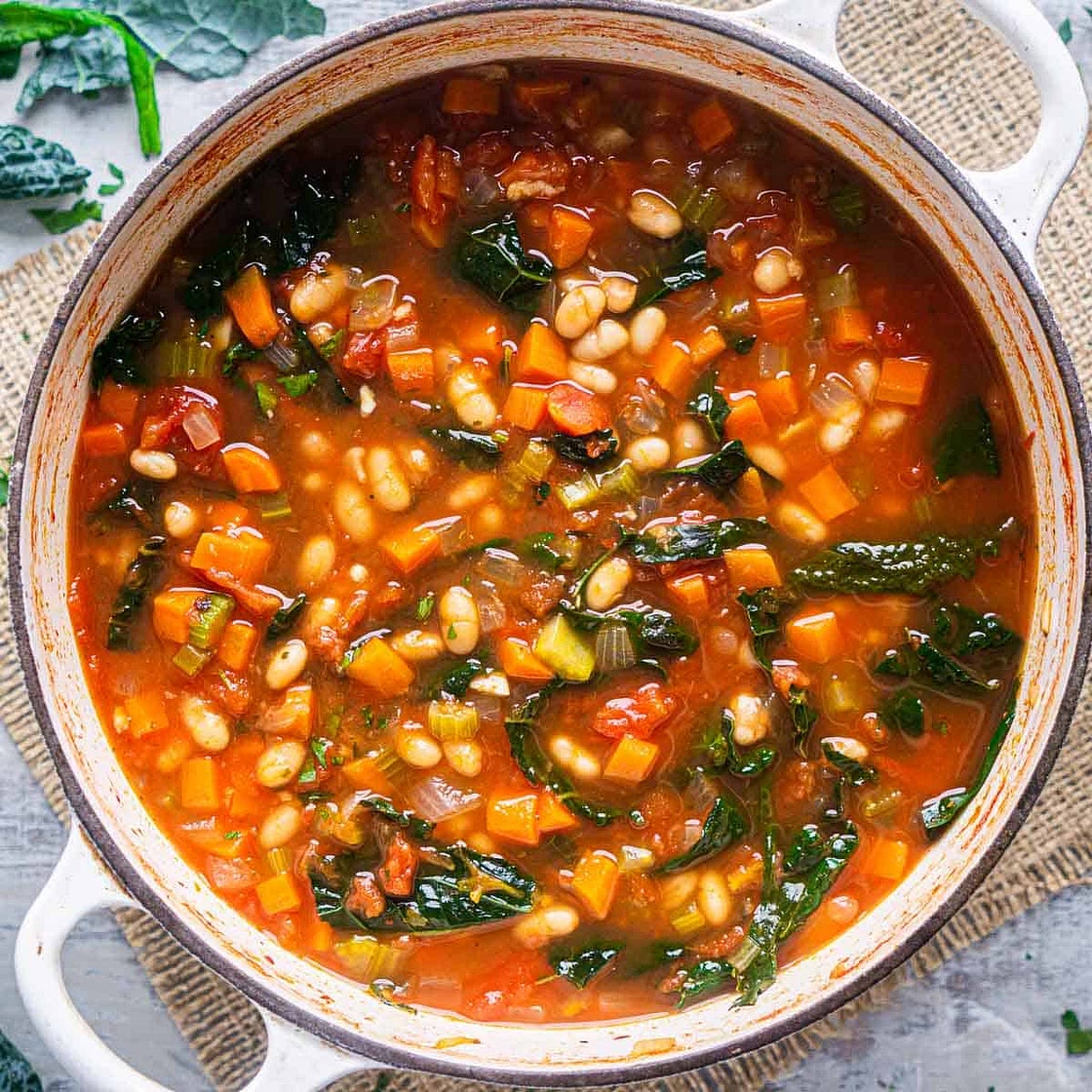 Italian White Bean and Kale Soup