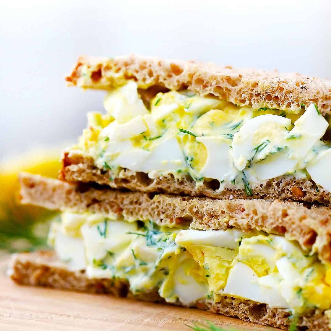 Greek Yogurt Egg Salad with Dill