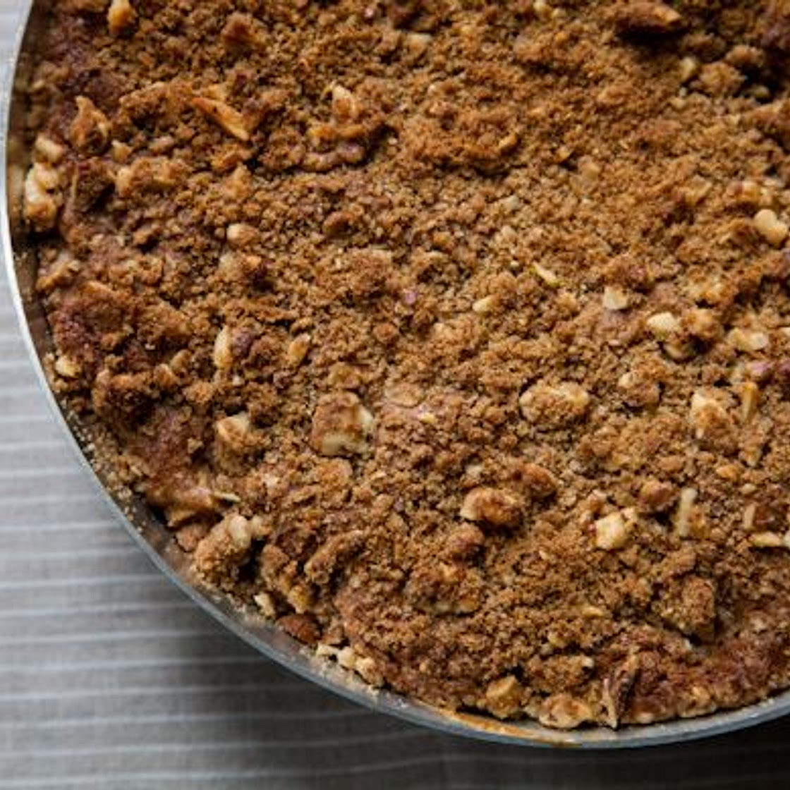 Pear-Filled Cowboy Coffee Cake With Buttermilk