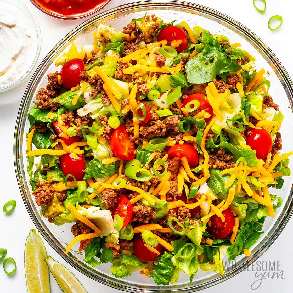 Taco Salad (Healthy, Easy Recipe)