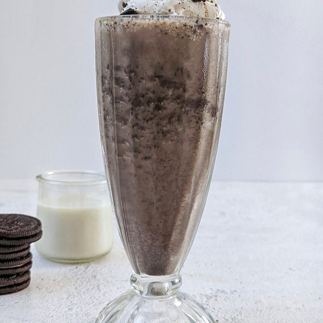 Oreo Milkshake Without Ice Cream