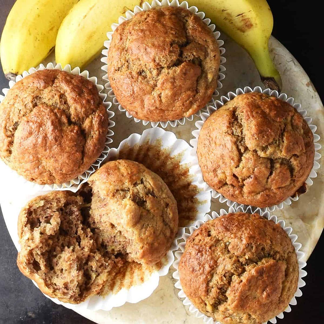Easy Banana Buttermilk Muffins