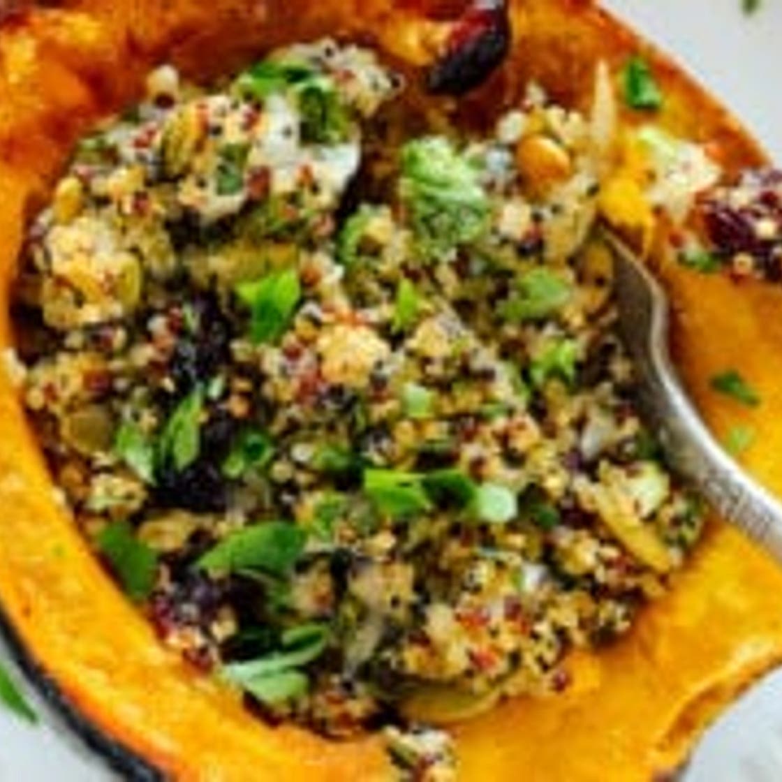 Vegetarian Stuffed Acorn Squash