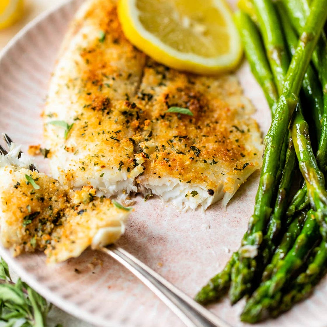 Broiled Tilapia Oreganata