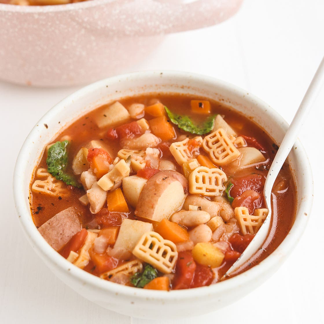 Simple Vegan Minestrone Soup (Instant Pot Option)