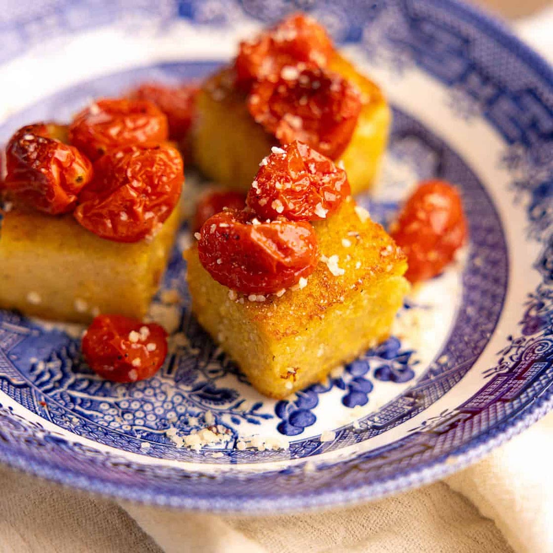 Fried Polenta Cakes
