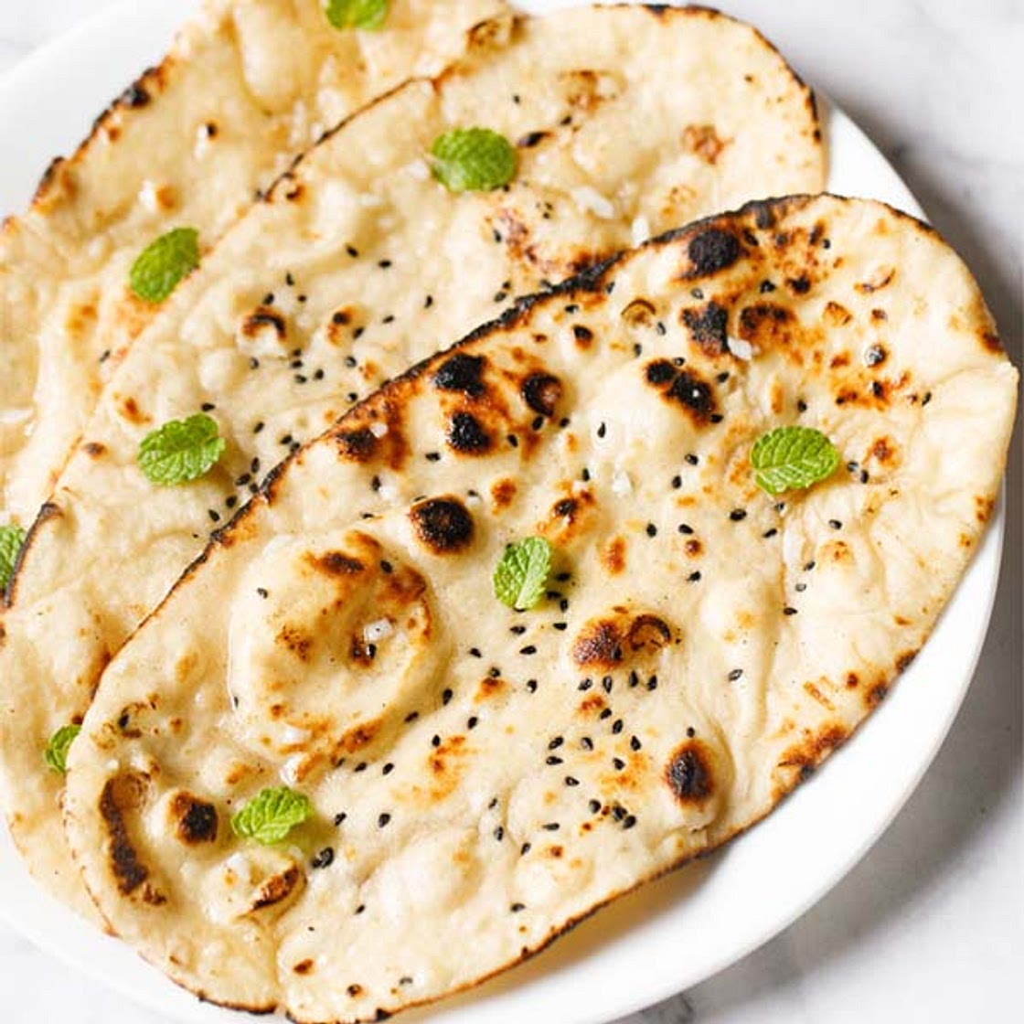 Garlic Naan | How to make Garlic Naan Bread