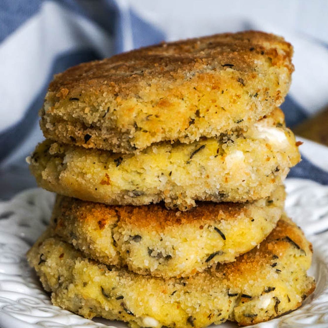 Feta Cheese Mashed Potato Pancakes Recipe