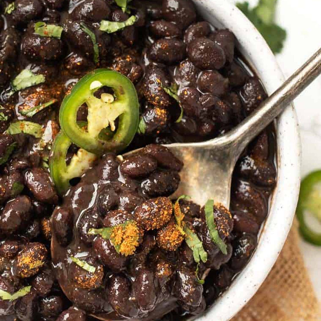 Instant Pot Spicy Black Beans