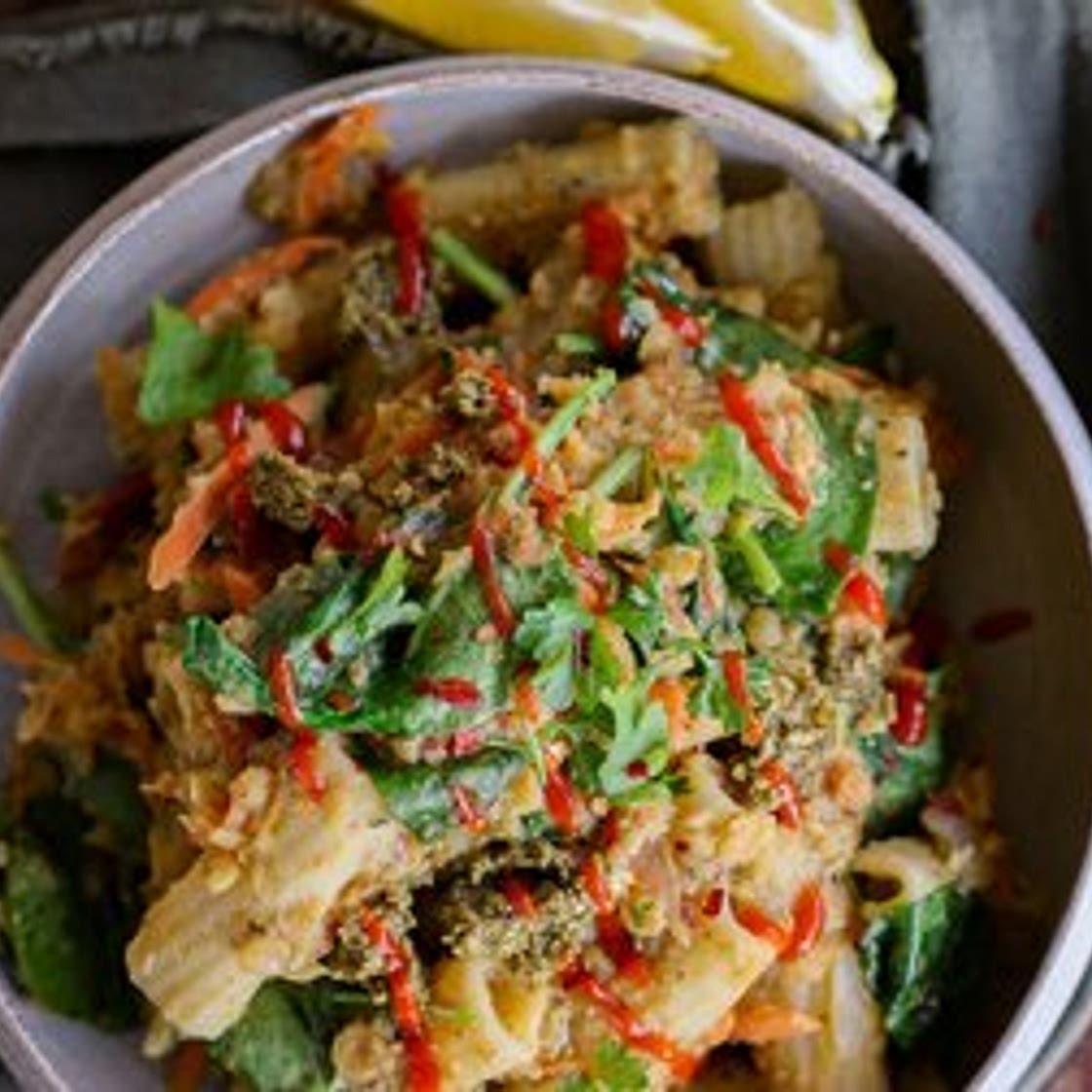 Red Lentil Bolognese Pasta