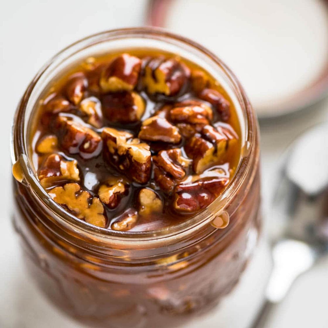 Southern Bourbon Pecan Caramel Sauce