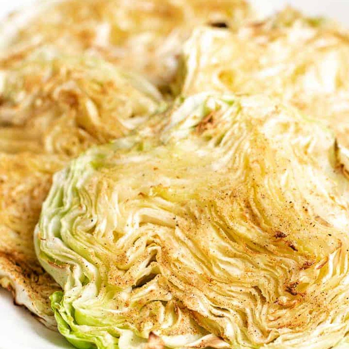 Seasoned Air Fryer Cabbage