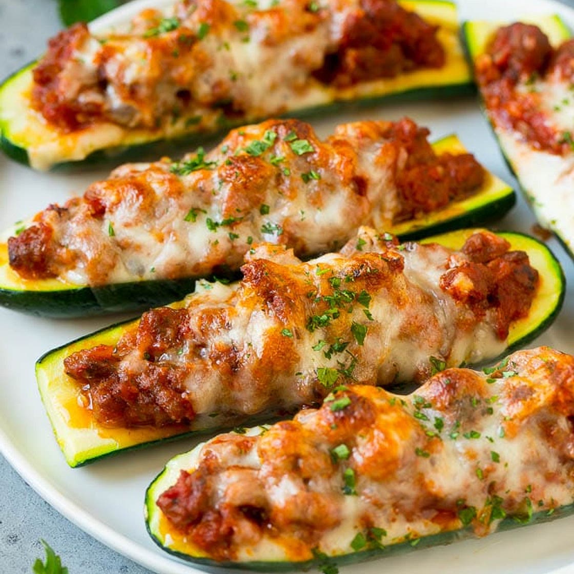 Stuffed Zucchini Boats