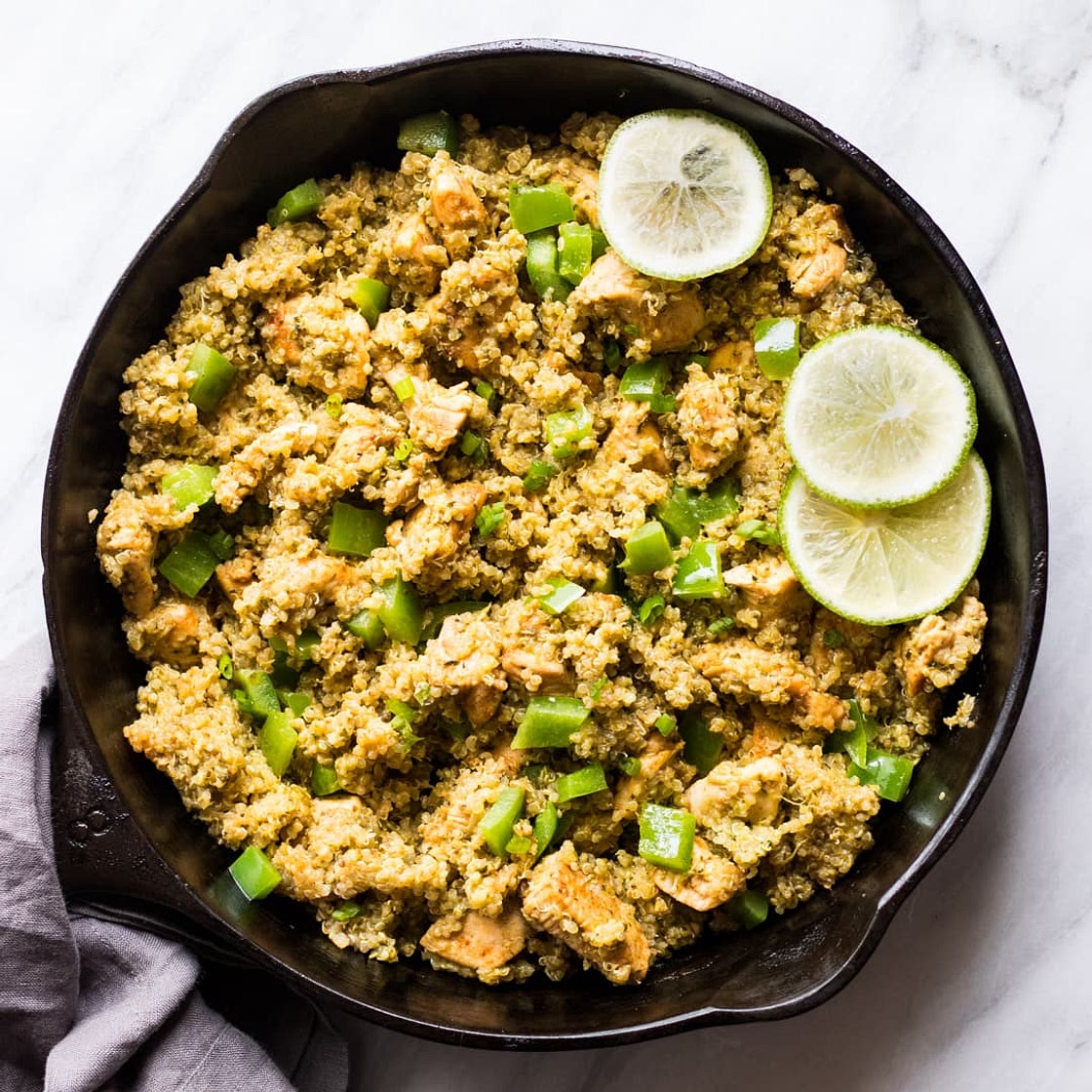 Low FODMAP Cilantro Lime Quinoa with Chicken