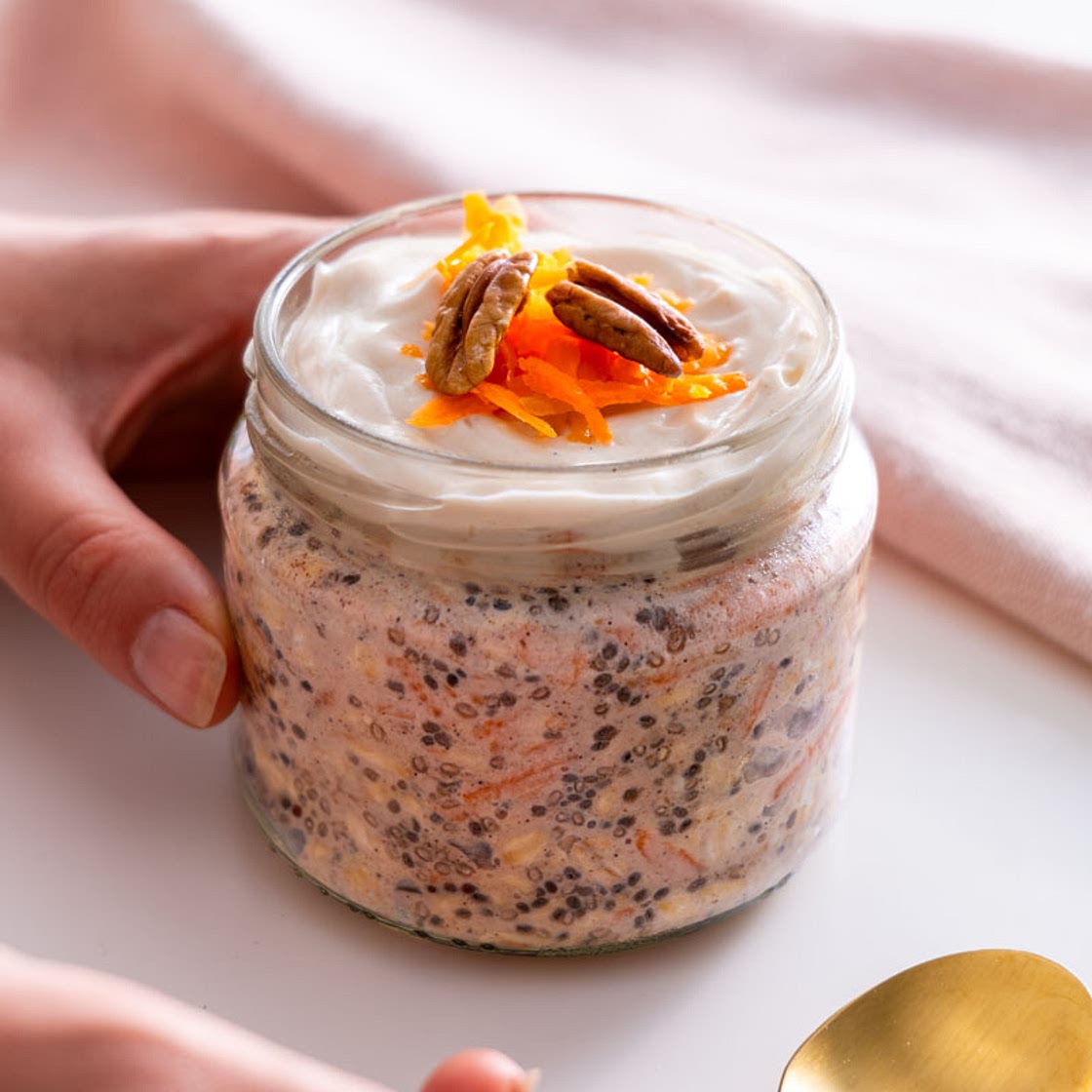 Carrot Cake Overnight Oats