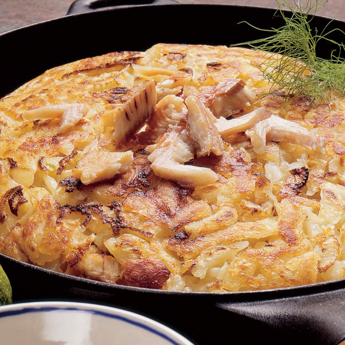 Fenchel-Rösti mit Fisch
