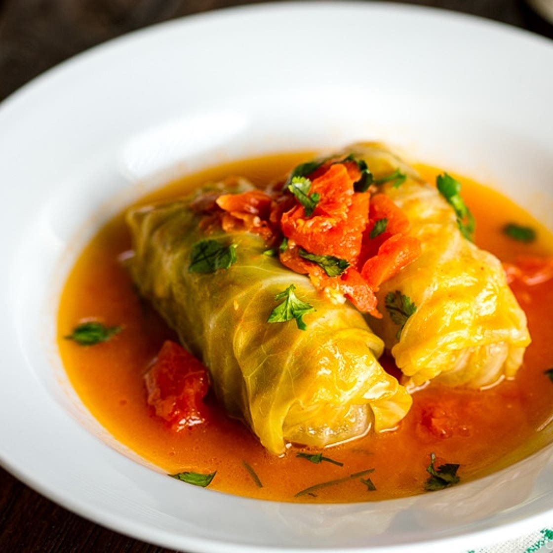 Japanese Stuffed Cabbage Rolls