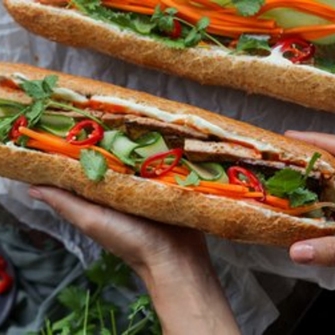 Tofu Vietnamese Sub - Bánh Mì