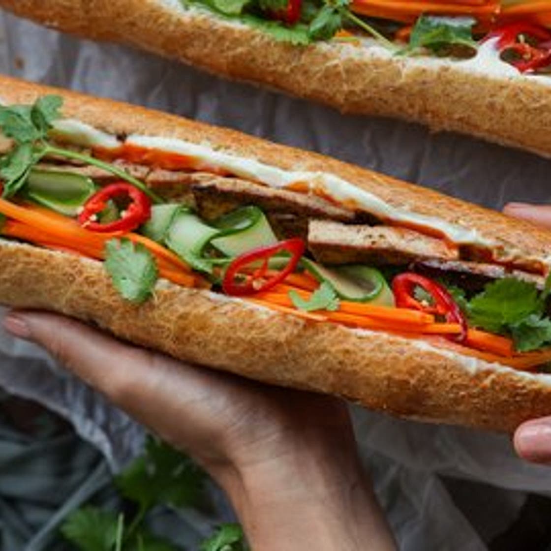 Tofu Vietnamese Sub - Bánh Mì