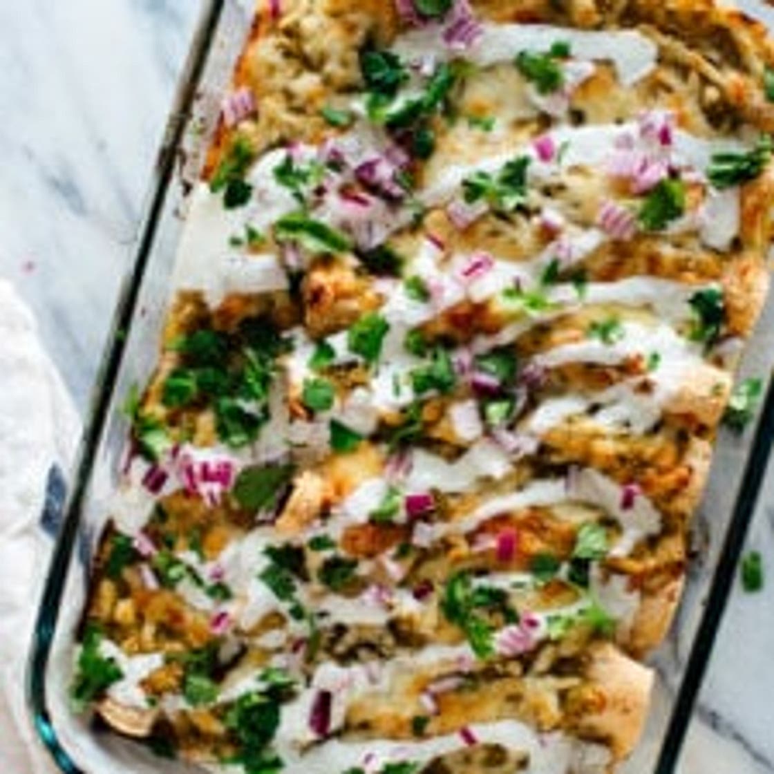 Vegetarian Black Bean Sweet Potato Enchiladas