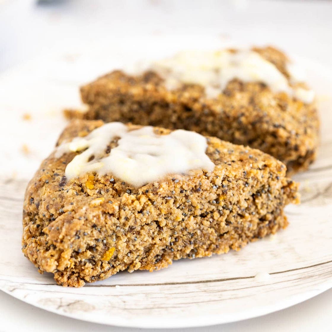 Gluten Free Lemon Poppy Seed Scones