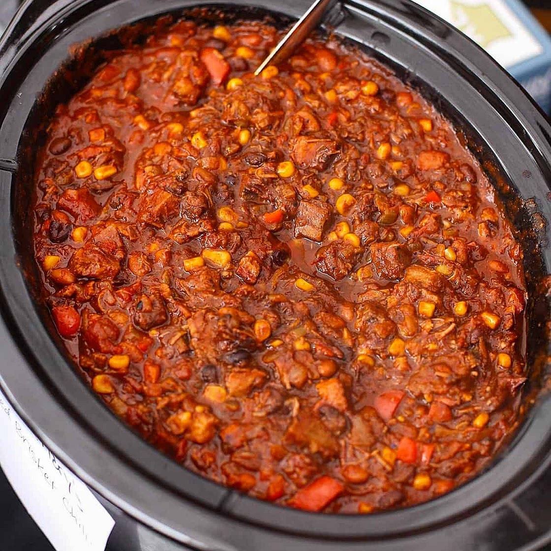 Smoked Brisket Chili Recipe (recipe and video)