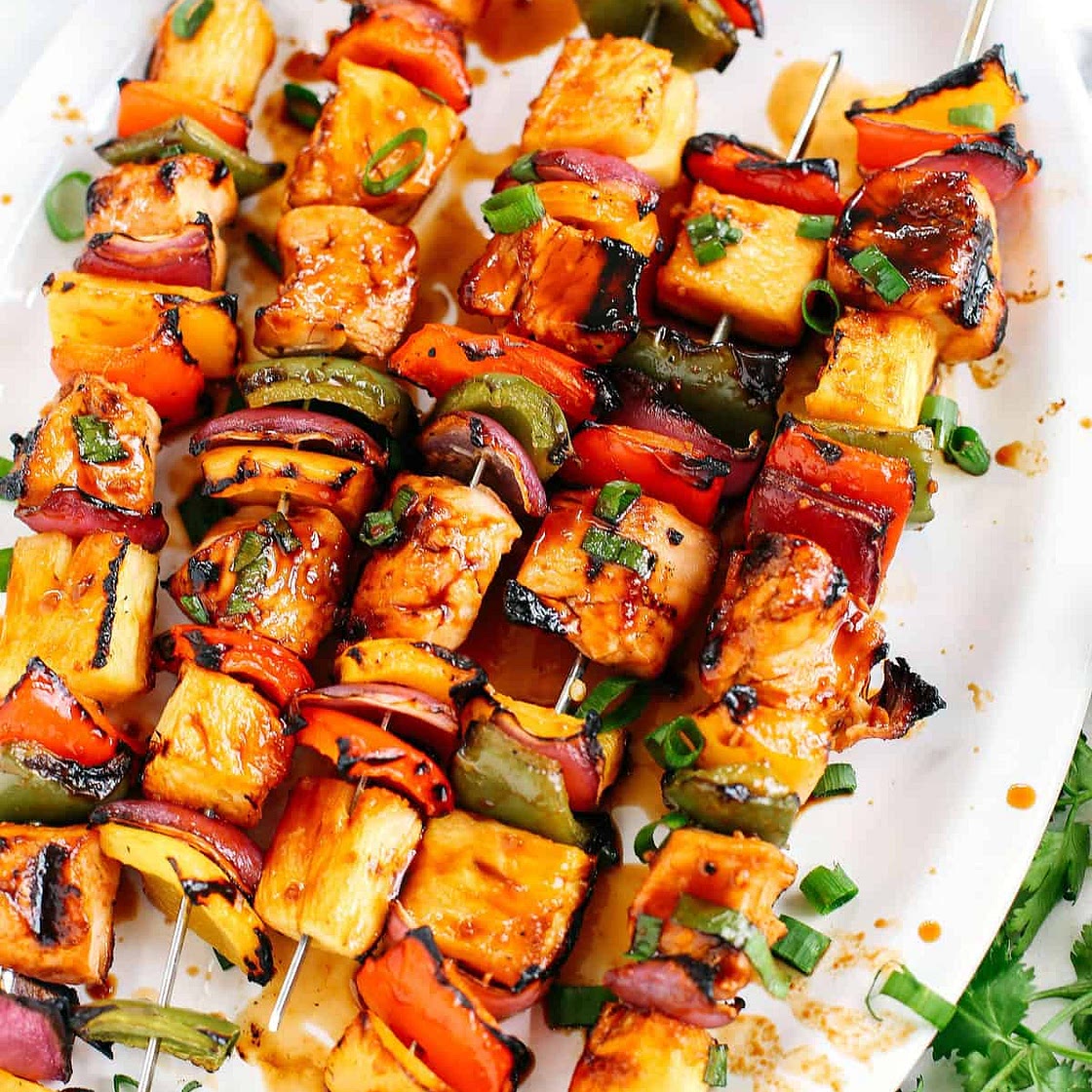 Hawaiian Chicken Kabobs