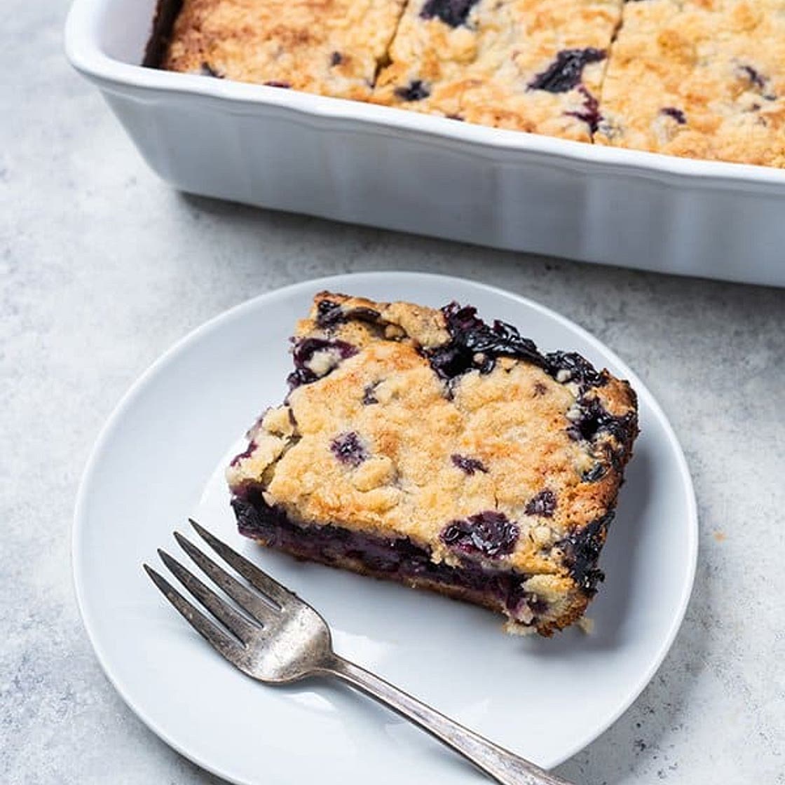 Fresh Blueberry Pie Bars