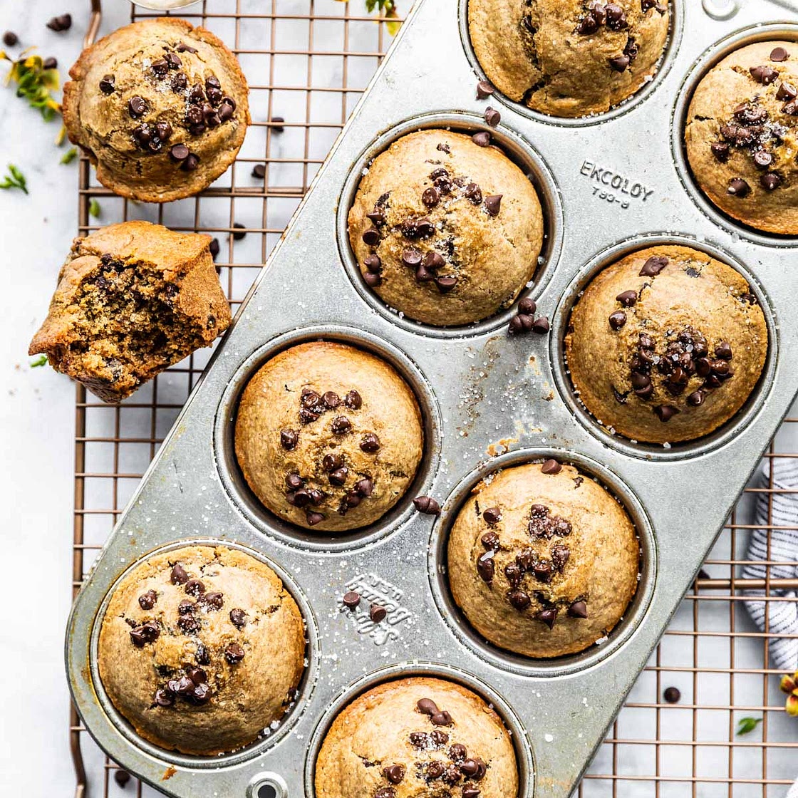 Gluten-Free Chocolate Chip Protein Muffins Recipe