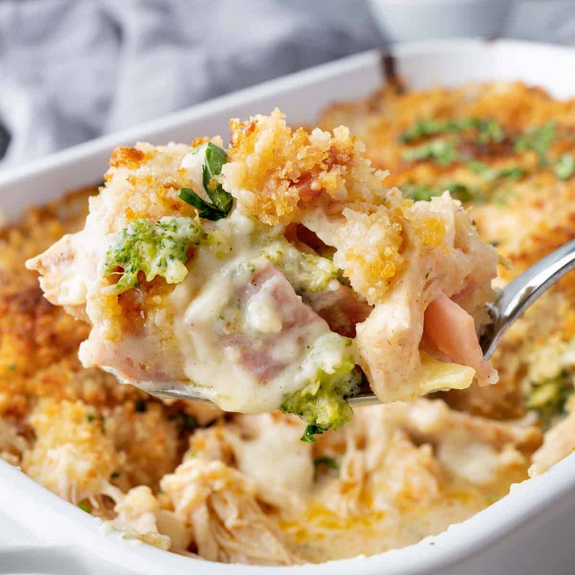 Chicken Cordon Bleu Casserole
