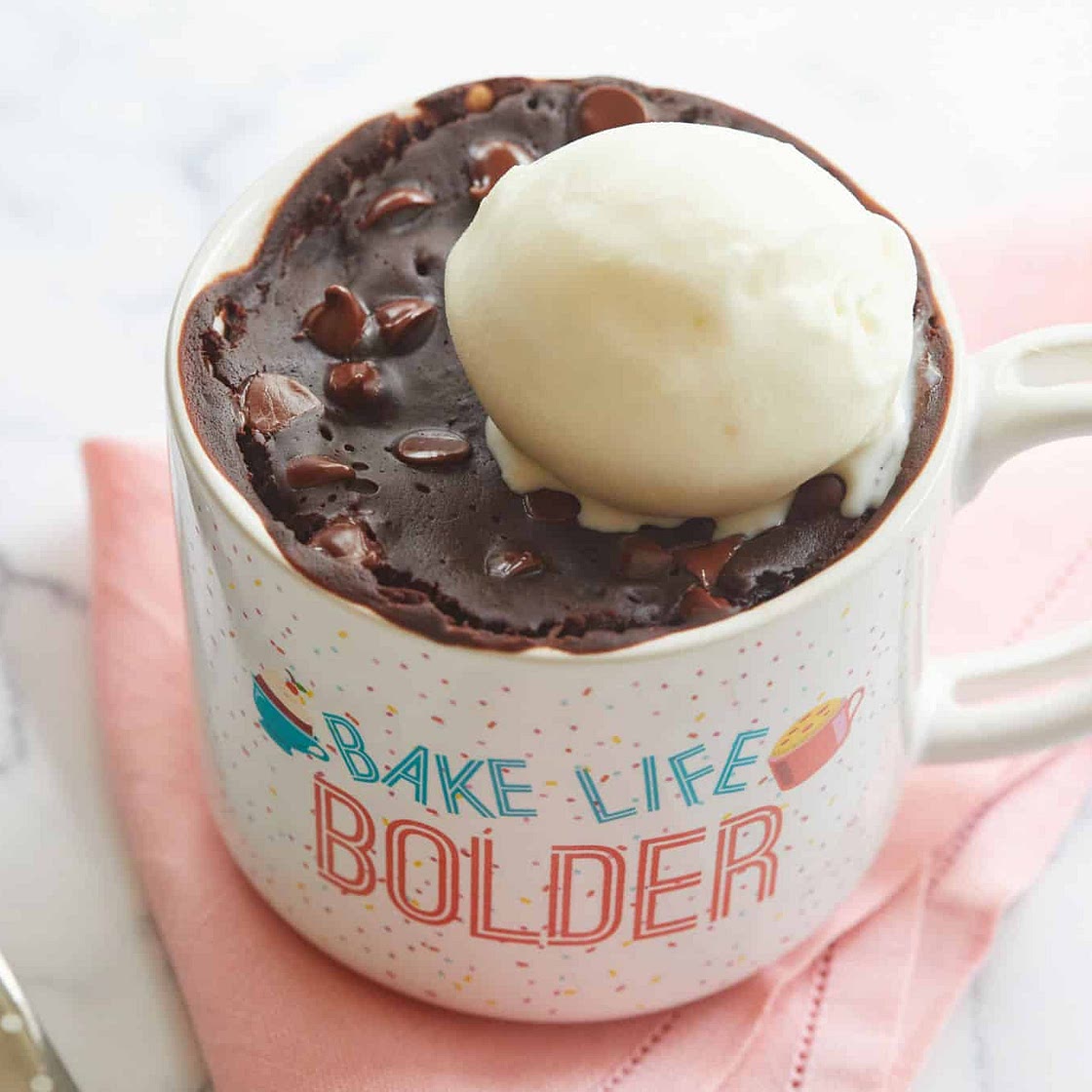 1 Minute Microwave Brownie In A Mug Recipe