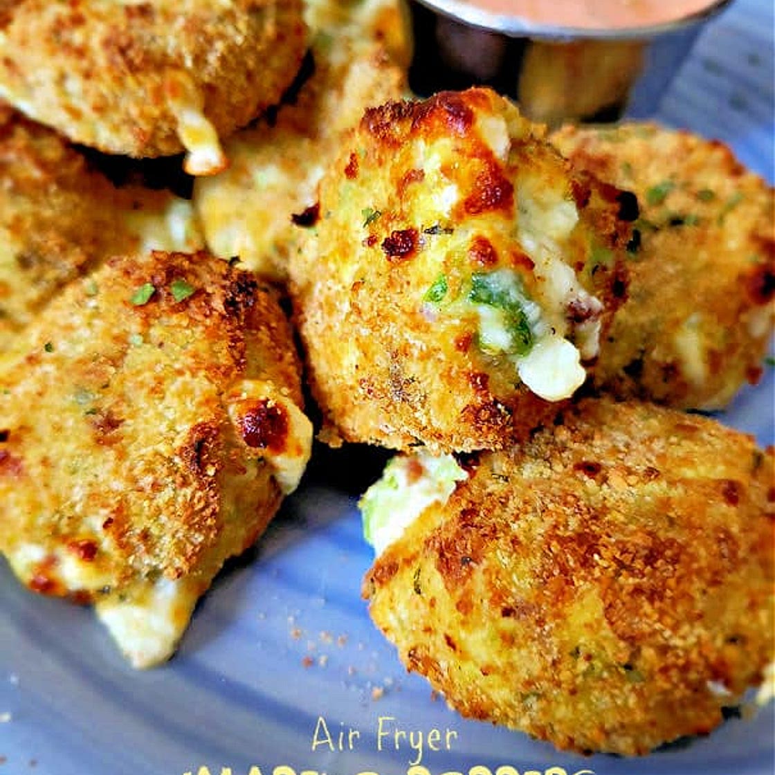 Air Fryer Jalapeno Poppers Cheese Balls Recipe