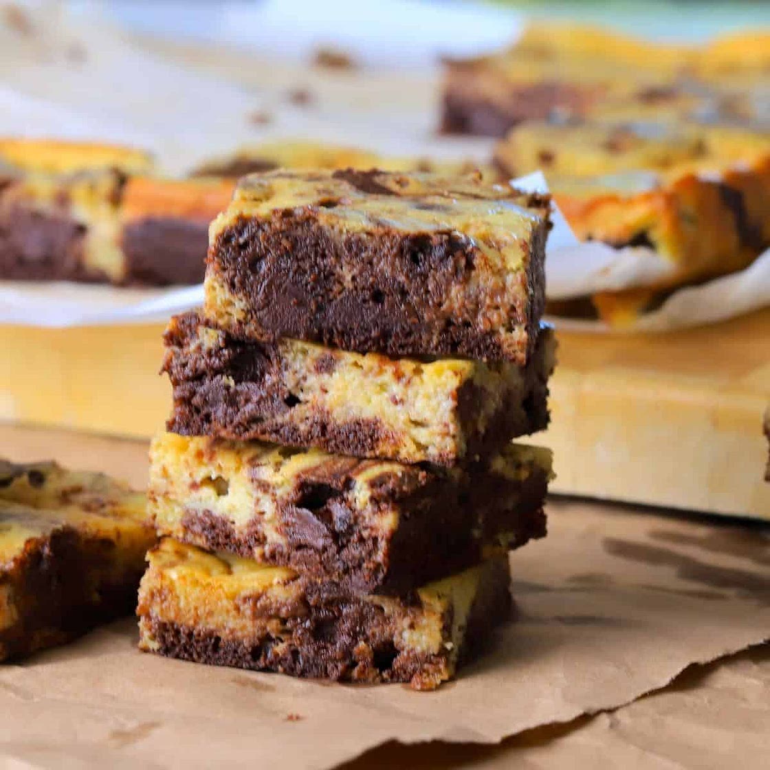 Sugar Free Banana Pudding Brownies