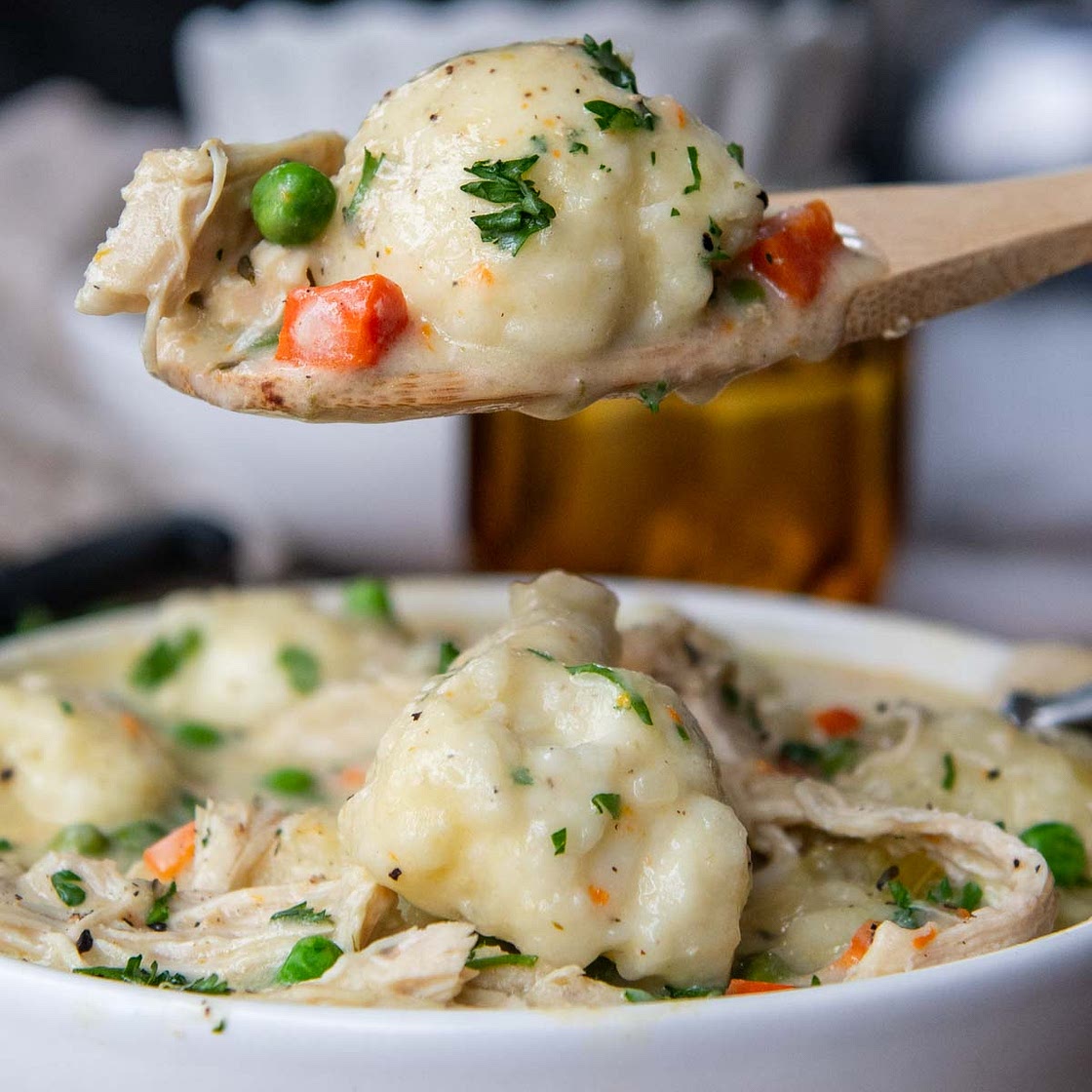 Easy Instant Pot Chicken and Dumplings