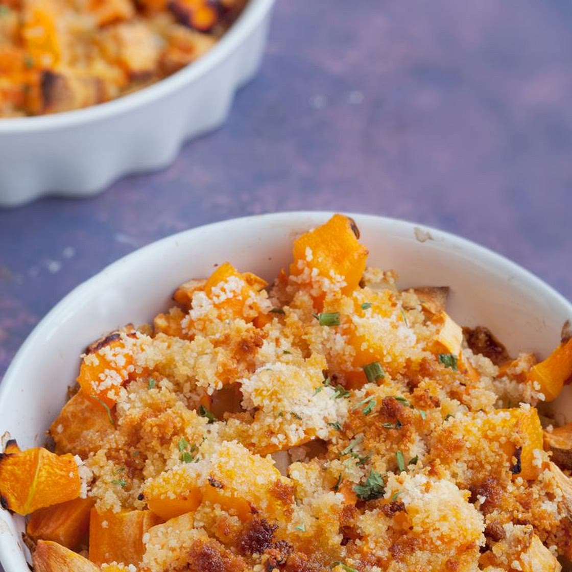 Gratin d'automne végétalien