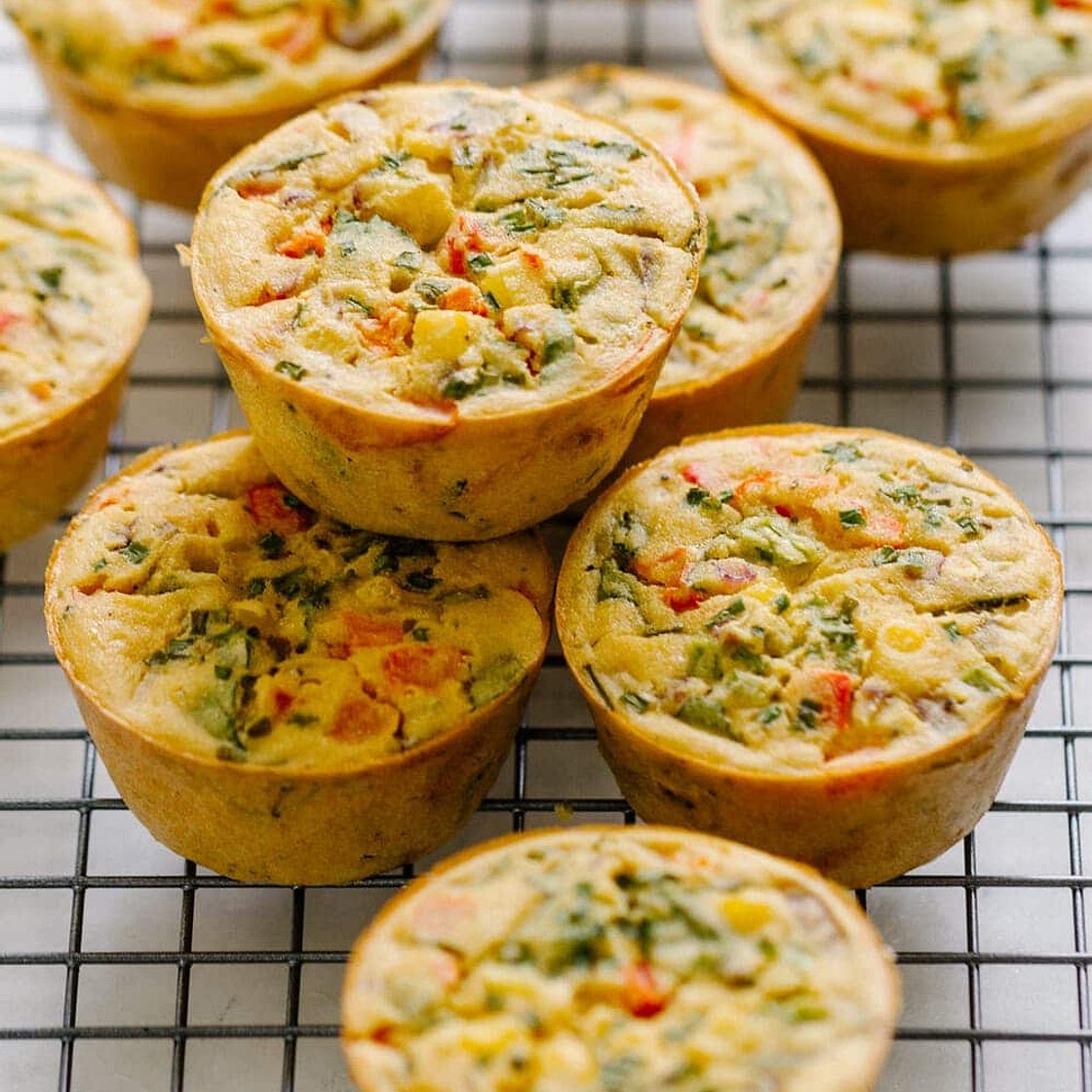 Mini Chickpea Flour Frittatas (Vegan)