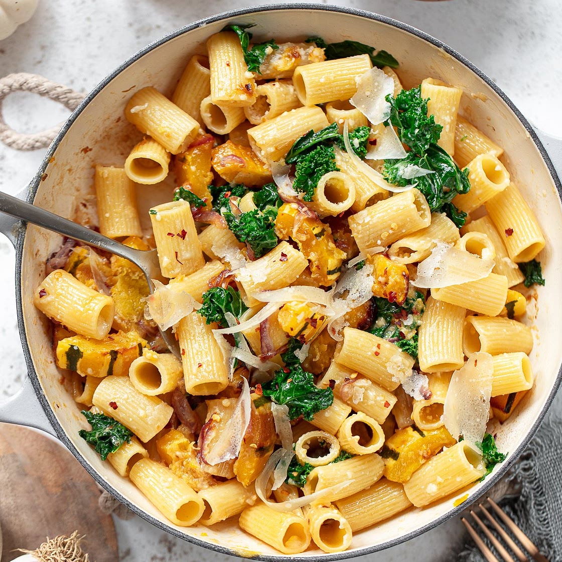 Roasted Delicata Squash Pasta