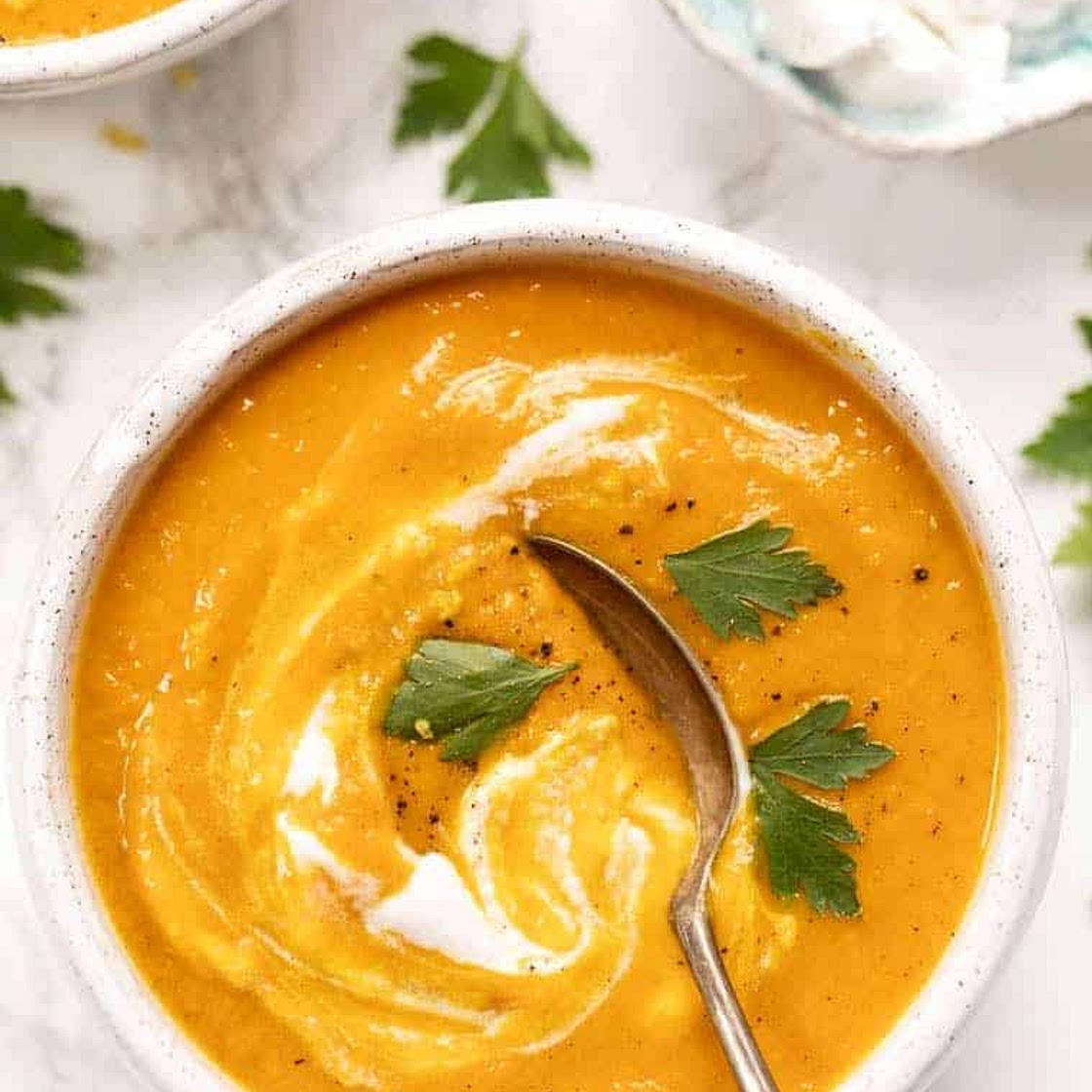 Ginger & Turmeric Carrot Soup