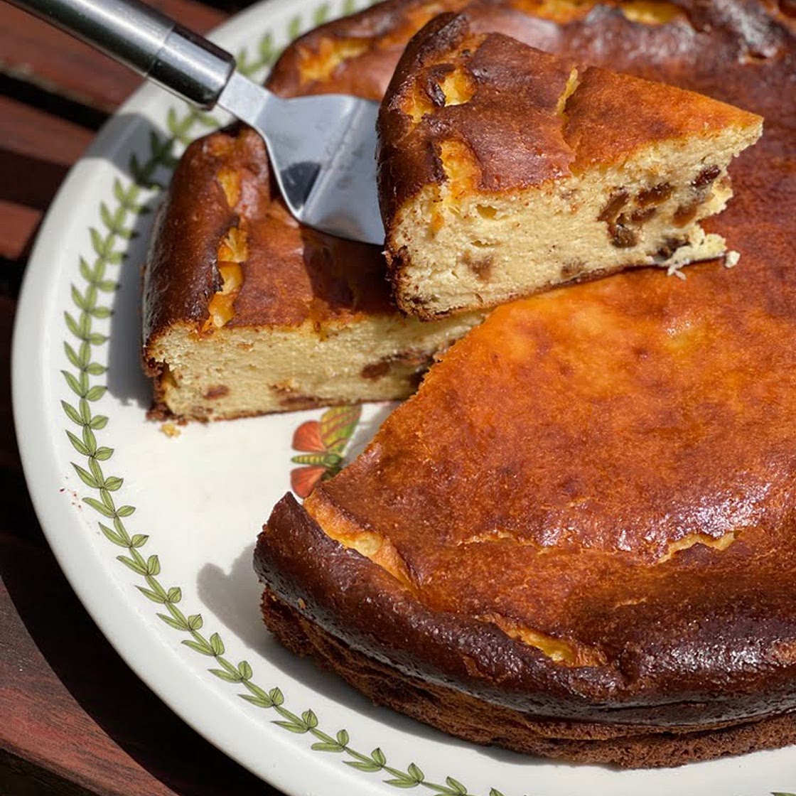 Pasca fara blat | Romanian Easter crustless cheesecake