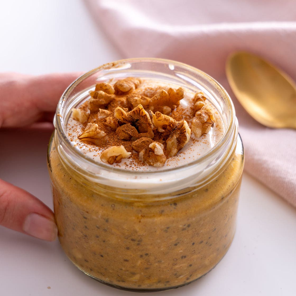 Pumpkin Spice Overnight Oats