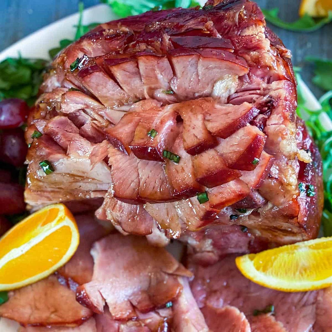 Instant Pot Ham Recipe with Brown Sugar Ham Glaze