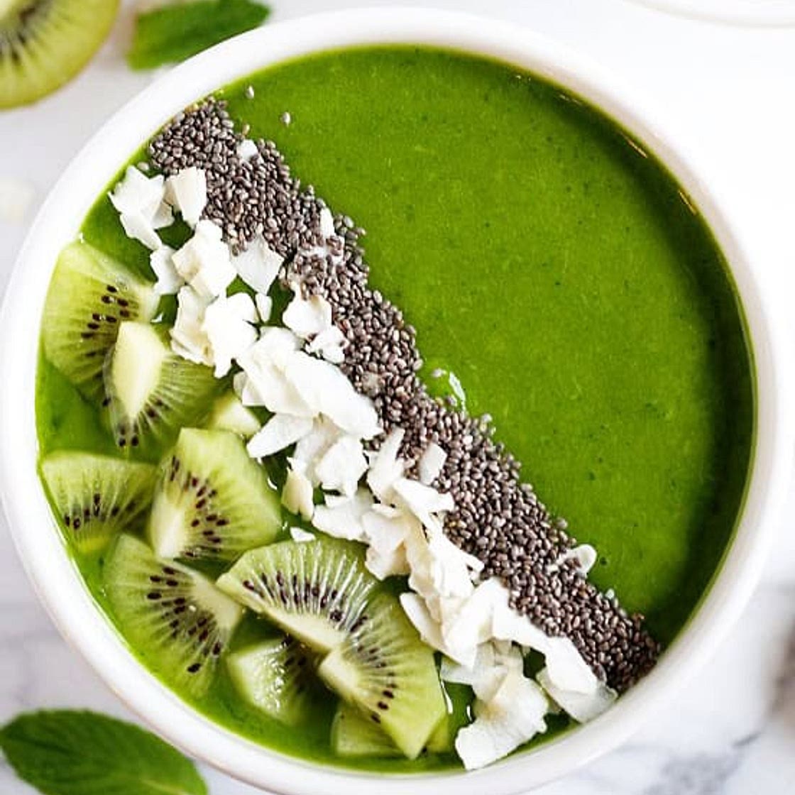 Tropical Green Smoothie Bowl