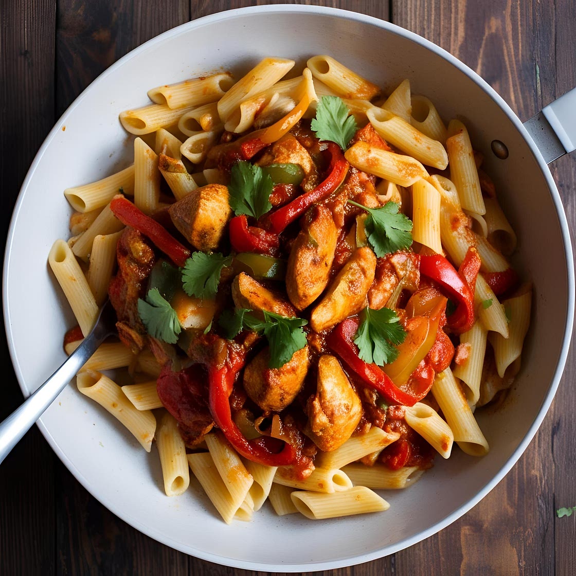 One Pot Chicken Fajita Pasta Recipe
