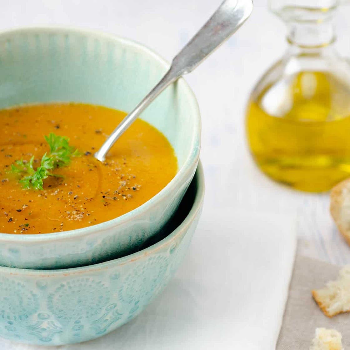 Vegan Cream of Roasted Carrots